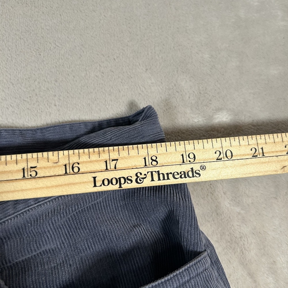 VTG 90s Polo Ralph Lauren Pants Mens 38x30 Blue Corduroy Classic Chino 5-Pocket - Picture 12 of 16